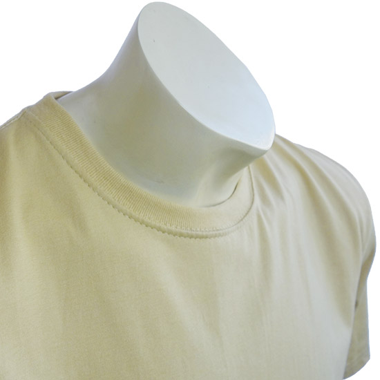(T01S) T-shirt Standard - Own text fabric weight (20S), Fabric color (2004) Sand - From 5$++