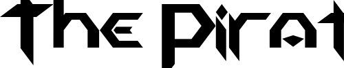 Font : EQUINOX Custom Text : The Pirate Way Test your own text here Click to download or to view this font on a tshirt that can be custom printed in Bali