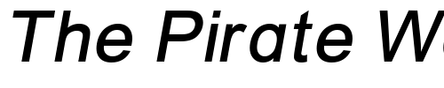 Font : ER-Univers-866-Italic Custom Text : The Pirate Way Test your own text here Click to download or to view this font on a tshirt that can be custom printed in Bali