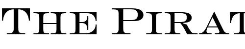 Font : Engravers_Becker_Caps Custom Text : The Pirate Way Test your own text here Click to download or to view this font on a tshirt that can be custom printed in Bali