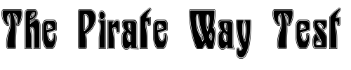 Font : Epoque-Inline Custom Text : The Pirate Way Test your own text here Click to download or to view this font on a tshirt that can be custom printed in Bali