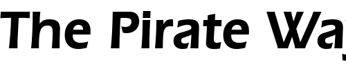 Font : Eras-Demi-BT Custom Text : The Pirate Way Test your own text here Click to download or to view this font on a tshirt that can be custom printed in Bali