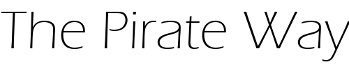Font : Eras-Light-ITC Custom Text : The Pirate Way Test your own text here Click to download or to view this font on a tshirt that can be custom printed in Bali