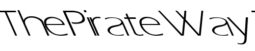 Font : Eras-Light-Light-Lefty-Wide Custom Text : The Pirate Way Test your own text here Click to download or to view this font on a tshirt that can be custom printed in Bali