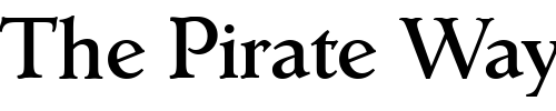 Font : ErasmusMedium Custom Text : The Pirate Way Test your own text here Click to download or to view this font on a tshirt that can be custom printed in Bali