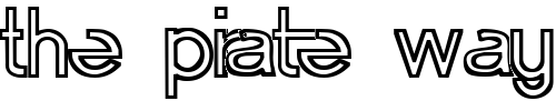 Font : Erasure-Regular Custom Text : The Pirate Way Test your own text here Click to download or to view this font on a tshirt that can be custom printed in Bali