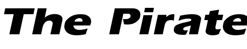 Font : Ergoe-Extrabold-Expanded-Italic Custom Text : The Pirate Way Test your own text here Click to download or to view this font on a tshirt that can be custom printed in Bali
