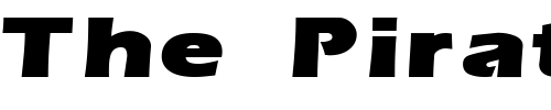 Font : Ergoe-Mild-Black-Expanded Custom Text : The Pirate Way Test your own text here Click to download or to view this font on a tshirt that can be custom printed in Bali