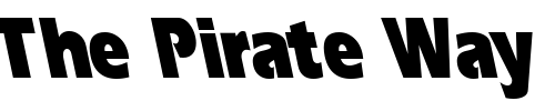 Font : ErgoeBlackCondBS-Regular Custom Text : The Pirate Way Test your own text here Click to download or to view this font on a tshirt that can be custom printed in Bali