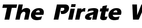 Font : ErgoeExtrabold-Italic Custom Text : The Pirate Way Test your own text here Click to download or to view this font on a tshirt that can be custom printed in Bali