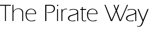 Font : ErgoeLight-Regular Custom Text : The Pirate Way Test your own text here Click to download or to view this font on a tshirt that can be custom printed in Bali