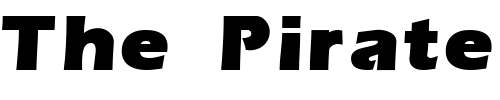 Font : ErgoeMildBlack-Regular Custom Text : The Pirate Way Test your own text here Click to download or to view this font on a tshirt that can be custom printed in Bali