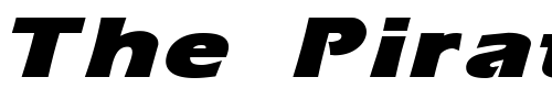 Font : ErgoeMildBlackExpanded-Italic Custom Text : The Pirate Way Test your own text here Click to download or to view this font on a tshirt that can be custom printed in Bali