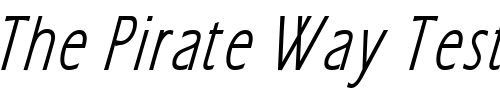 Font : Eric-Lite-BoldItalic Custom Text : The Pirate Way Test your own text here Click to download or to view this font on a tshirt that can be custom printed in Bali