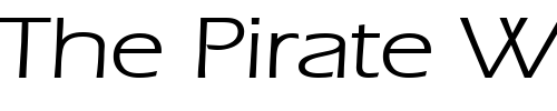 Font : Eric-Lite-Extended-Bold Custom Text : The Pirate Way Test your own text here Click to download or to view this font on a tshirt that can be custom printed in Bali