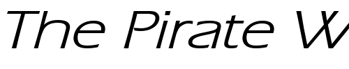 Font : Eric-Lite-Extended-BoldItalic Custom Text : The Pirate Way Test your own text here Click to download or to view this font on a tshirt that can be custom printed in Bali