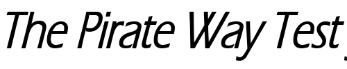 Font : Eric-Thin-BoldItalic Custom Text : The Pirate Way Test your own text here Click to download or to view this font on a tshirt that can be custom printed in Bali