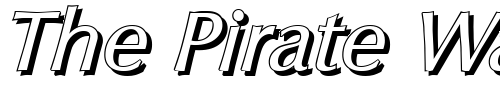 Font : EricBeckerShadow-Italic Custom Text : The Pirate Way Test your own text here Click to download or to view this font on a tshirt that can be custom printed in Bali