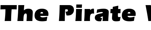 Font : ErieBlack-Bold Custom Text : The Pirate Way Test your own text here Click to download or to view this font on a tshirt that can be custom printed in Bali