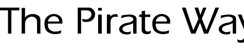Font : Erie_Light-Bold Custom Text : The Pirate Way Test your own text here Click to download or to view this font on a tshirt that can be custom printed in Bali