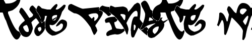 Font : Eskis1 Custom Text : The Pirate Way Test your own text here Click to download or to view this font on a tshirt that can be custom printed in Bali