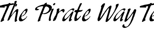 Font : Espresio-Becker Custom Text : The Pirate Way Test your own text here Click to download or to view this font on a tshirt that can be custom printed in Bali