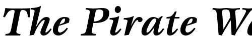 Font : Esprit-BoldItalic Custom Text : The Pirate Way Test your own text here Click to download or to view this font on a tshirt that can be custom printed in Bali