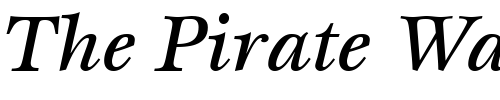 Font : Esprit-MediumItalic Custom Text : The Pirate Way Test your own text here Click to download or to view this font on a tshirt that can be custom printed in Bali