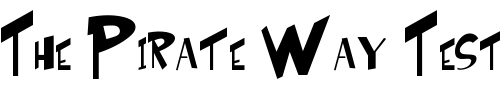 Font : Etcetera Custom Text : The Pirate Way Test your own text here Click to download or to view this font on a tshirt that can be custom printed in Bali