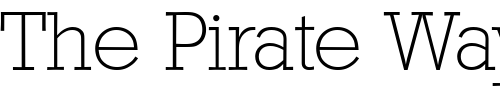 Font : EugeneBecker-ExtraLight Custom Text : The Pirate Way Test your own text here Click to download or to view this font on a tshirt that can be custom printed in Bali