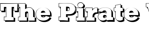 Font : EugeneBeckerShadow-ExtraBold-Regular Custom Text : The Pirate Way Test your own text here Click to download or to view this font on a tshirt that can be custom printed in Bali