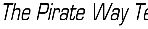 Font : Eurasia-Condensed-Italic Custom Text : The Pirate Way Test your own text here Click to download or to view this font on a tshirt that can be custom printed in Bali