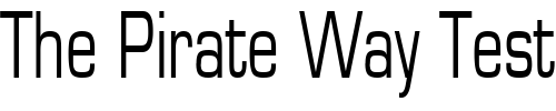 Font : Eurasia-Thin-Normal Custom Text : The Pirate Way Test your own text here Click to download or to view this font on a tshirt that can be custom printed in Bali