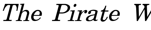Font : Eureka-Italic Custom Text : The Pirate Way Test your own text here Click to download or to view this font on a tshirt that can be custom printed in Bali