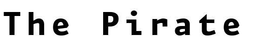 Font : Eureka-Mono-Bold Custom Text : The Pirate Way Test your own text here Click to download or to view this font on a tshirt that can be custom printed in Bali