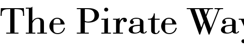 Font : EuroBodT Custom Text : The Pirate Way Test your own text here Click to download or to view this font on a tshirt that can be custom printed in Bali