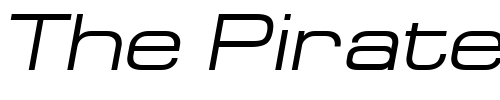 Font : Europe_Ext-Oblique Custom Text : The Pirate Way Test your own text here Click to download or to view this font on a tshirt that can be custom printed in Bali