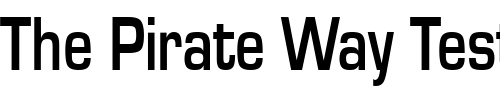Font : EuroseCond-Regular Custom Text : The Pirate Way Test your own text here Click to download or to view this font on a tshirt that can be custom printed in Bali