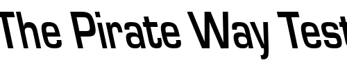 Font : EuroseCondBackslant-Regular Custom Text : The Pirate Way Test your own text here Click to download or to view this font on a tshirt that can be custom printed in Bali