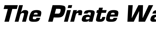 Font : Eurostile-Black-Italic Custom Text : The Pirate Way Test your own text here Click to download or to view this font on a tshirt that can be custom printed in Bali