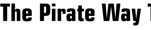 Font : Eurostile-LT-Bold-Condensed Custom Text : The Pirate Way Test your own text here Click to download or to view this font on a tshirt that can be custom printed in Bali