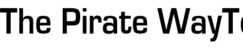 Font : EurostileCnd-Bo Custom Text : The Pirate Way Test your own text here Click to download or to view this font on a tshirt that can be custom printed in Bali