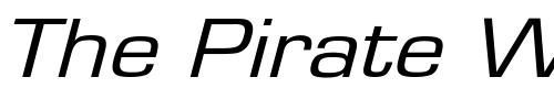 Font : EurostileExtO-2 Custom Text : The Pirate Way Test your own text here Click to download or to view this font on a tshirt that can be custom printed in Bali