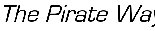 Font : EurostileObl-No Custom Text : The Pirate Way Test your own text here Click to download or to view this font on a tshirt that can be custom printed in Bali
