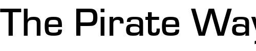 Font : Eurostile_Becker_Med Custom Text : The Pirate Way Test your own text here Click to download or to view this font on a tshirt that can be custom printed in Bali