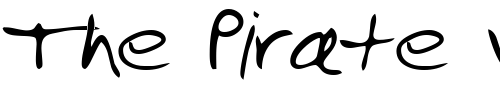Font : EvelynsHand-Regular Custom Text : The Pirate Way Test your own text here Click to download or to view this font on a tshirt that can be custom printed in Bali