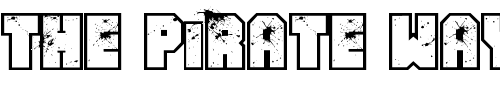 Font : Even-Badder-Mofo Custom Text : The Pirate Way Test your own text here Click to download or to view this font on a tshirt that can be custom printed in Bali