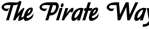 Font : Eveningnews-Fancy-PDF Custom Text : The Pirate Way Test your own text here Click to download or to view this font on a tshirt that can be custom printed in Bali