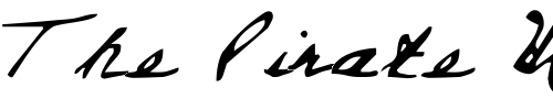 Font : Everett-Steele-s-Hand Custom Text : The Pirate Way Test your own text here Click to download or to view this font on a tshirt that can be custom printed in Bali