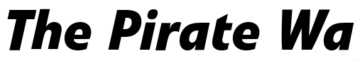 Font : Evo-kursiv-fett Custom Text : The Pirate Way Test your own text here Click to download or to view this font on a tshirt that can be custom printed in Bali